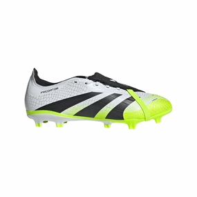 3D Texture adidas Predator League FT FG Firm Ground Soccer Shoes - Ftwr White/ Core Black/ Lucid Lemon