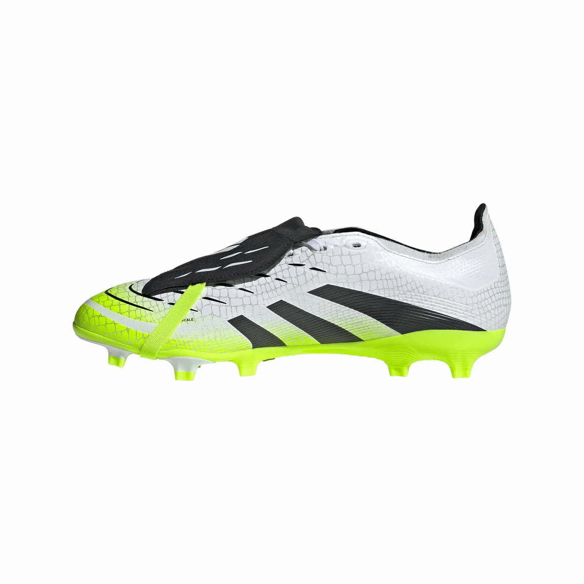 Agile Control Wing Sprint adidas Predator League FT FG Firm Ground Soccer Shoes - Ftwr White/ Core Black/ Lucid Lemon