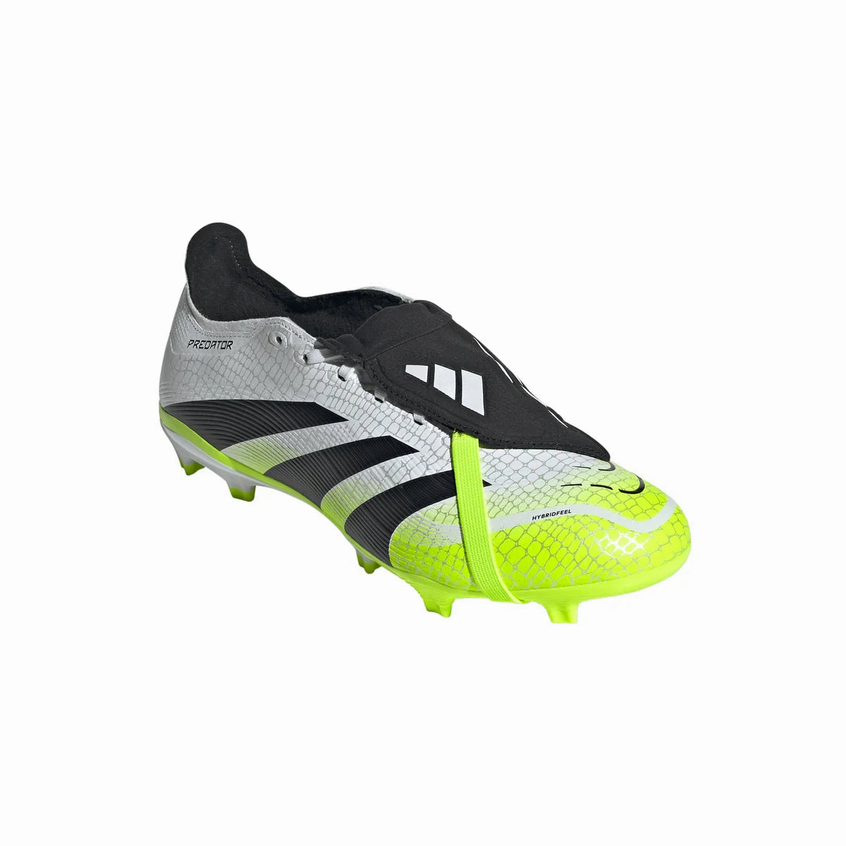 Upper Comfort Adult Match adidas Predator League FT FG Firm Ground Soccer Shoes - Ftwr White/ Core Black/ Lucid Lemon