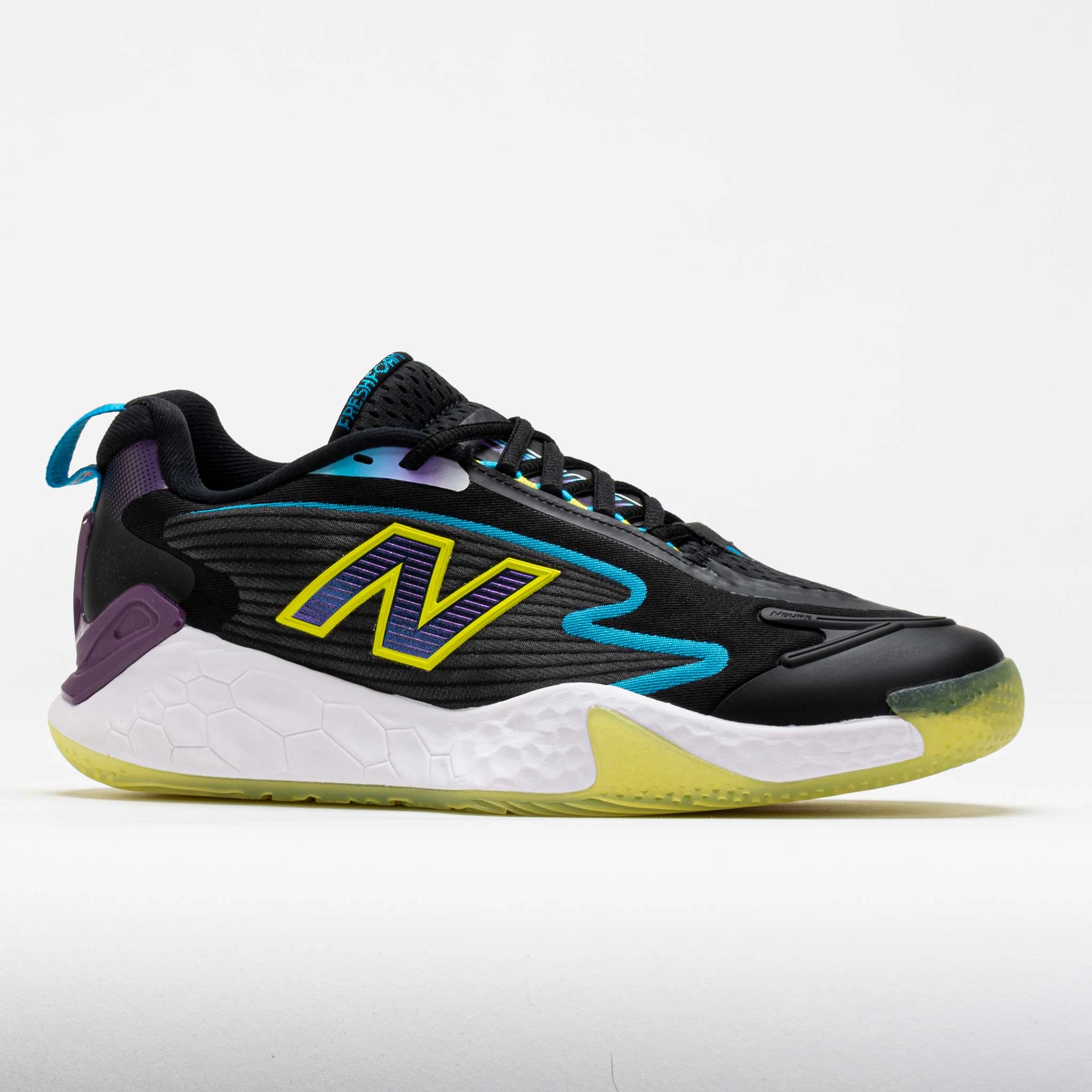 New Balance Fresh Foam X CT-Rally Men's  Black/Purple Fade/Coastal Blue Solid Color Arch Support Design