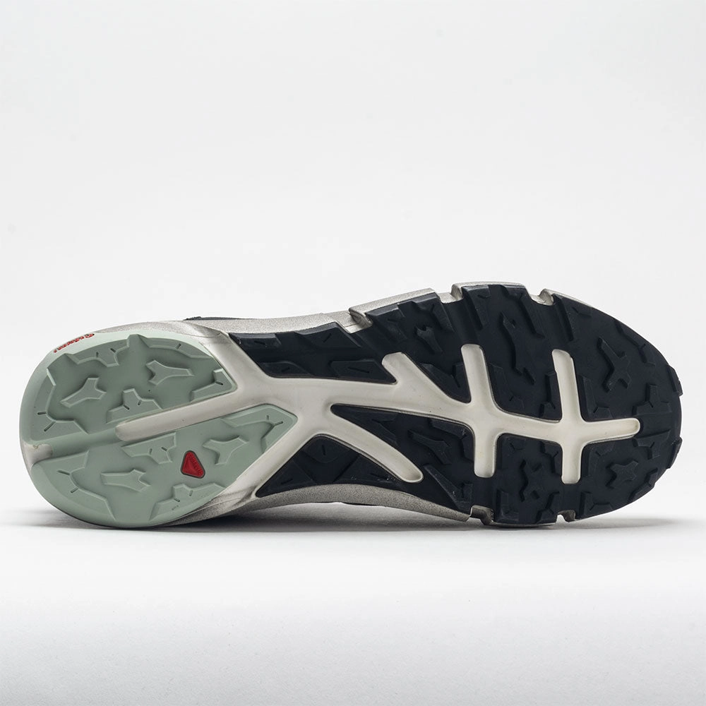 Salomon Predict Hike Mid GTX Men's  Black/Aqua Gray/Roayl Lilac running with a foam midsole travel - friendly