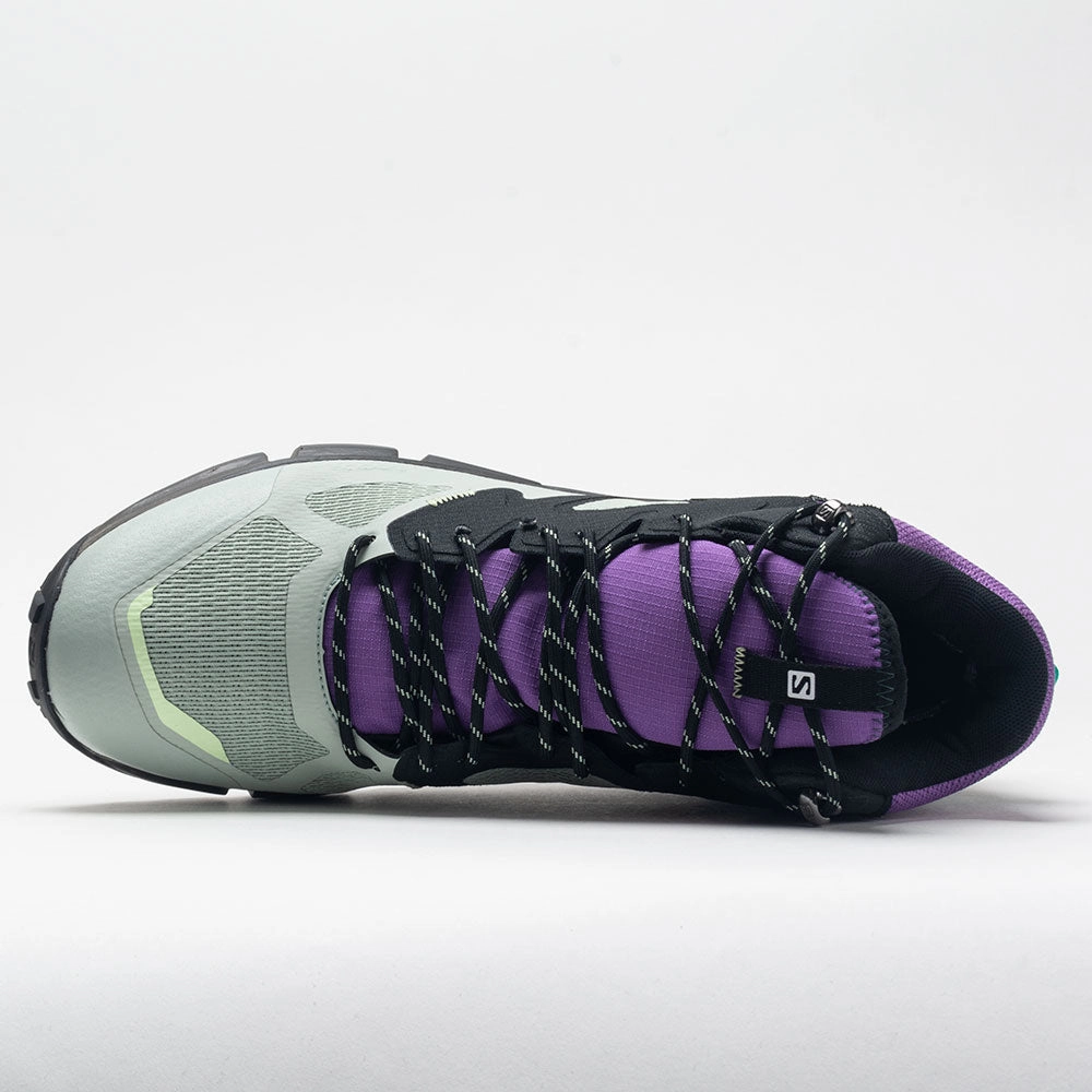 Salomon Predict Hike Mid GTX Men's  Black/Aqua Gray/Roayl Lilac attractively styled