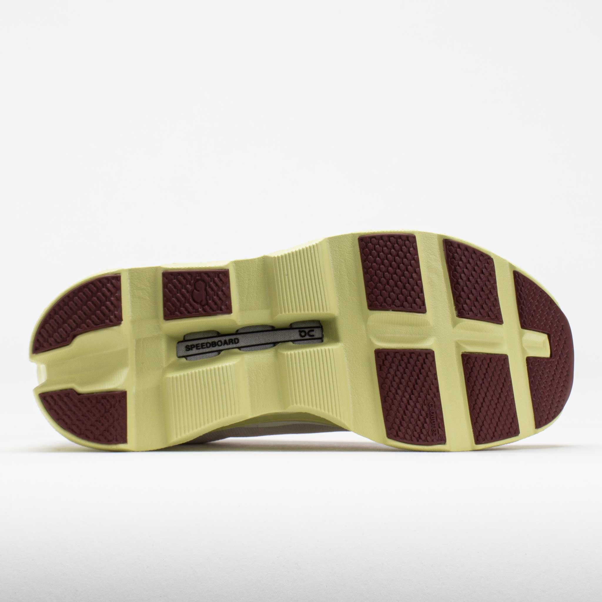 Energy - boosting running in neutral colors On Cloudmonster Women's  Frost/Acacia