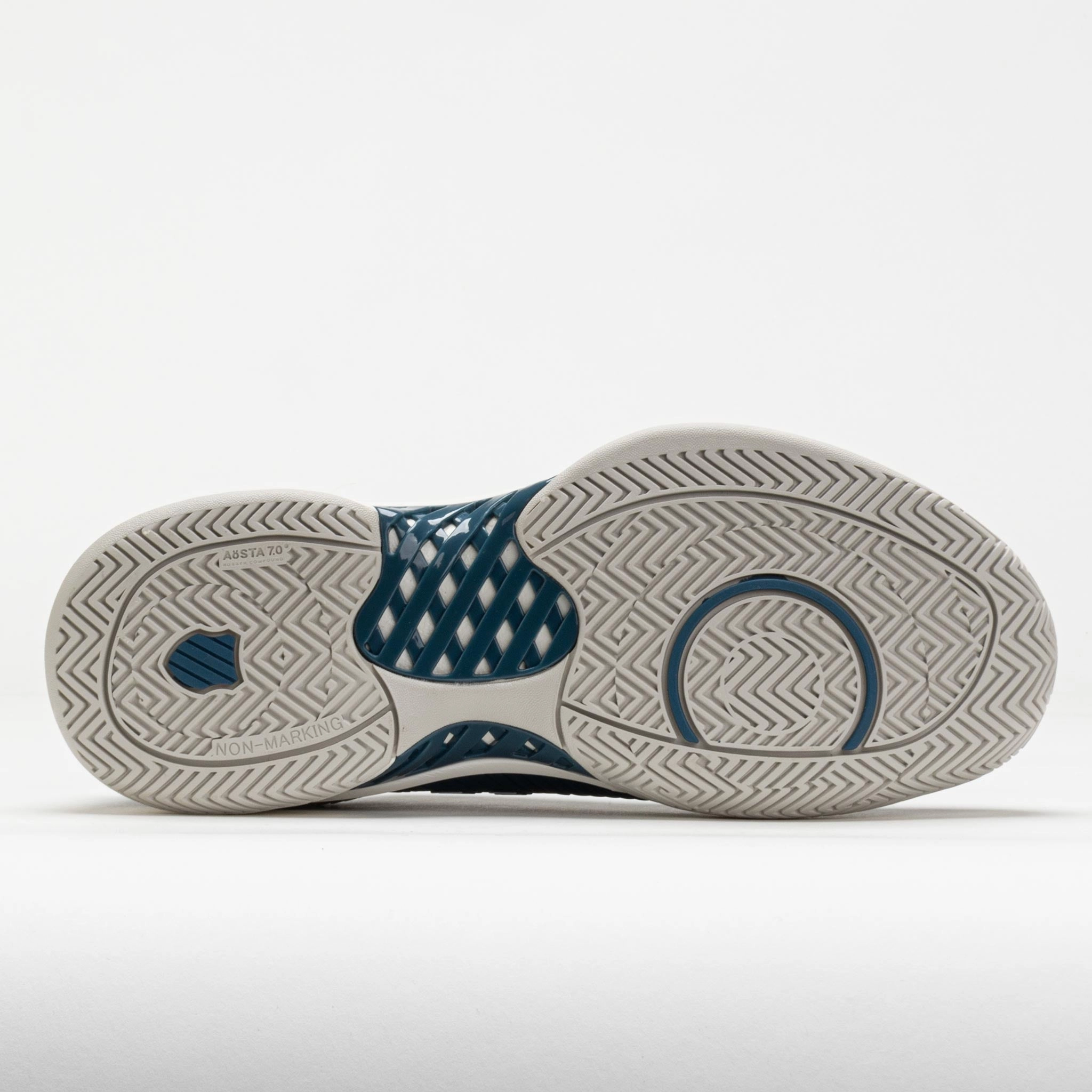 K-Swiss Hypercourt Express 2 Men's  Indian Teal/Star White/Moonstruck Bright Color running in a fitness center shoes