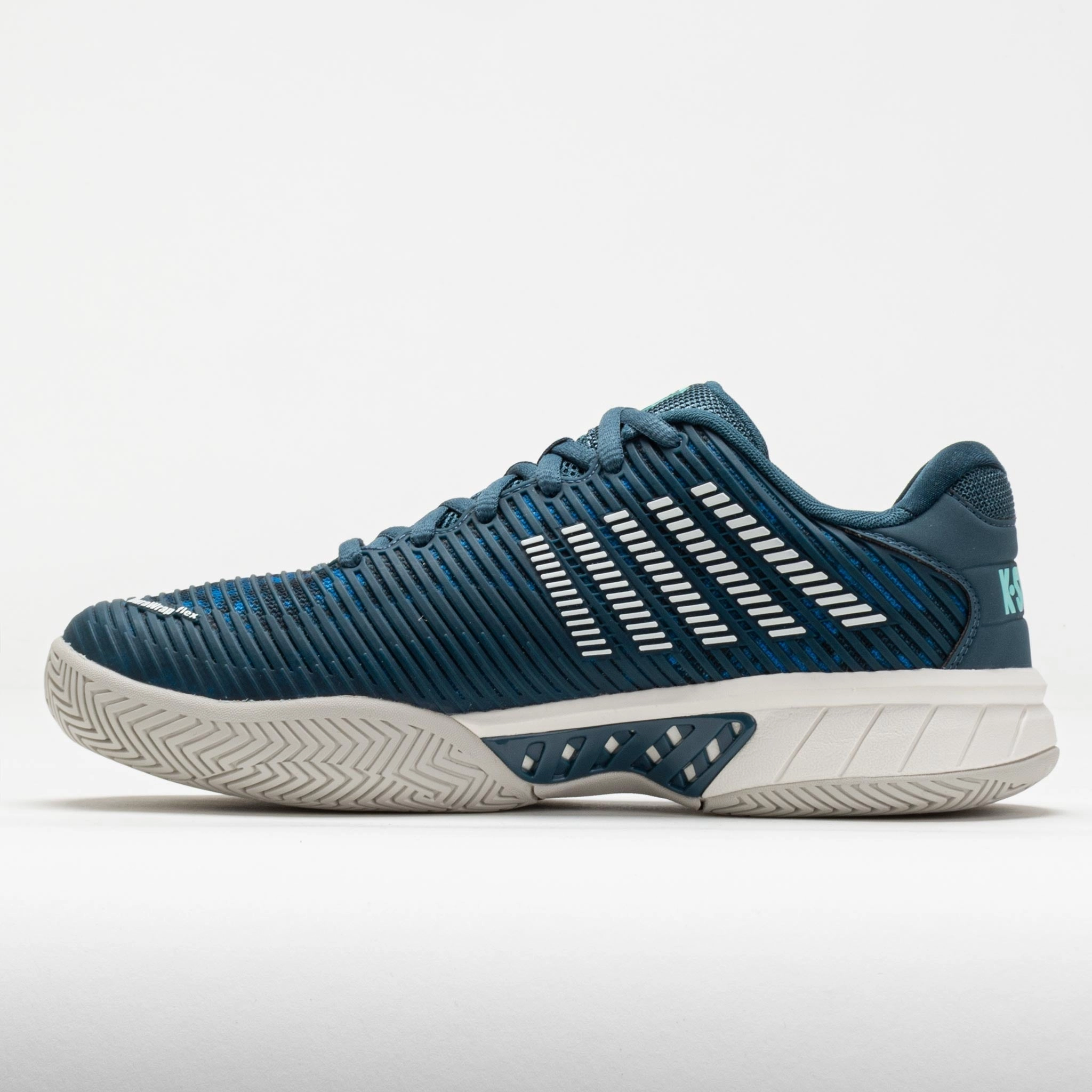 K-Swiss Hypercourt Express 2 Men's  Indian Teal/Star White/Moonstruck multi - density midsole shoes ventilation - rich running option