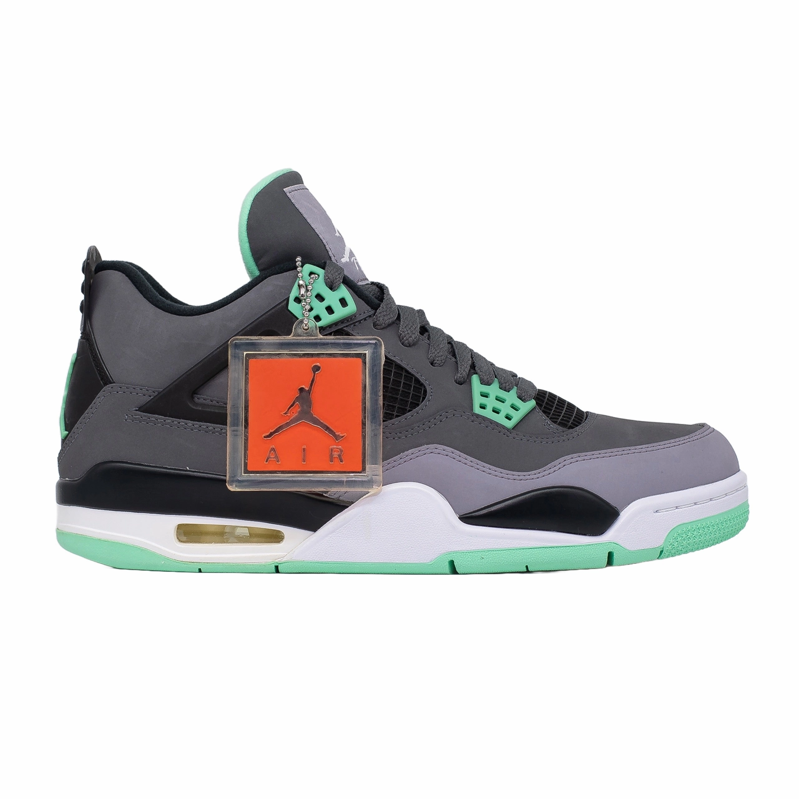 Air Jordan 4, Green Glow road - to - trail running shoes