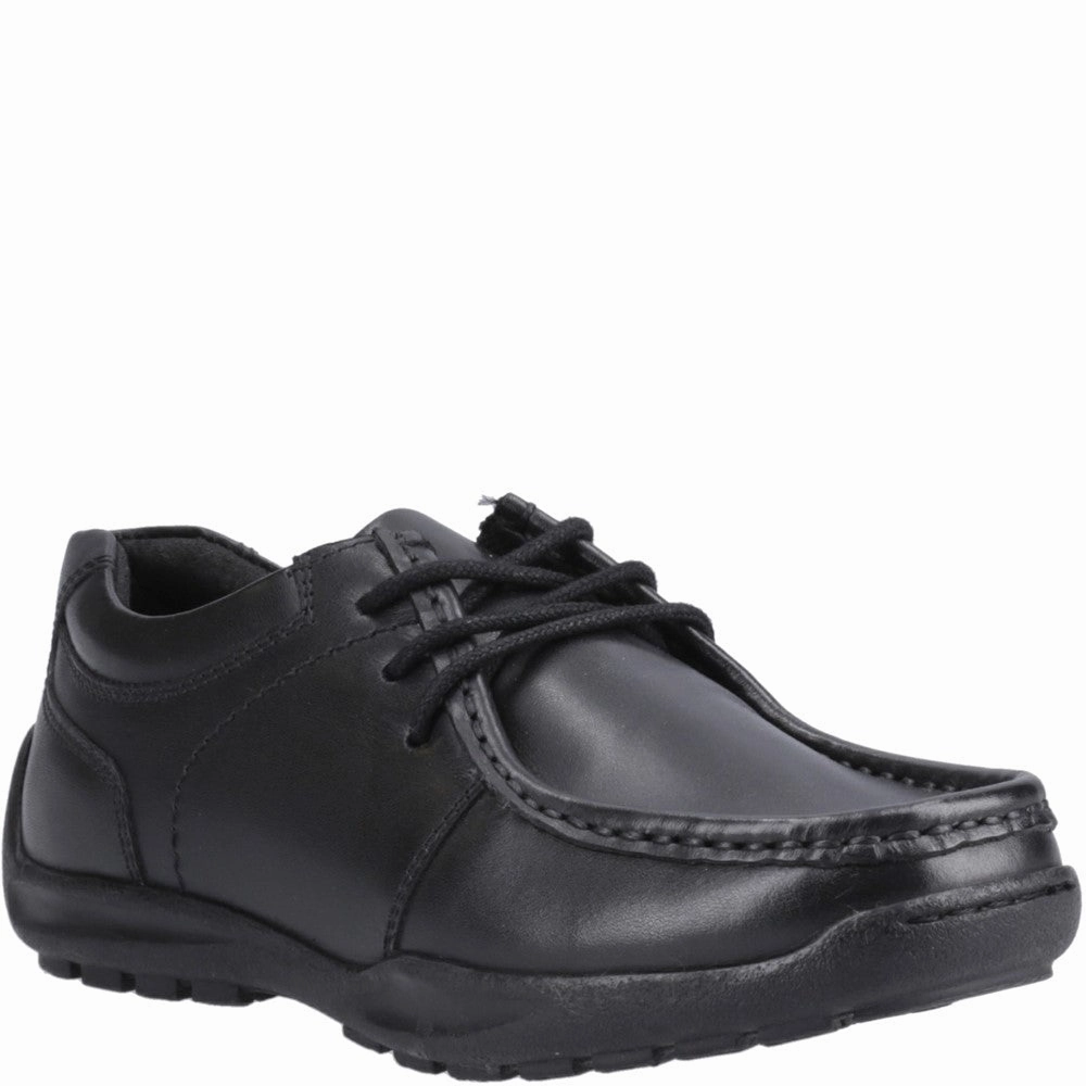 Soft Sole Hush Puppies Mackenzie Wallabee Senior School Shoes