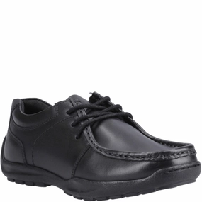 Soft Sole Hush Puppies Mackenzie Wallabee Senior School Shoes