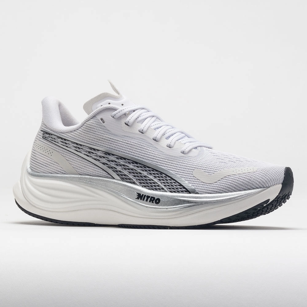 running in fall no - tie running shoes Puma Velocity Nitro 3 Women's  White/Silver/Black