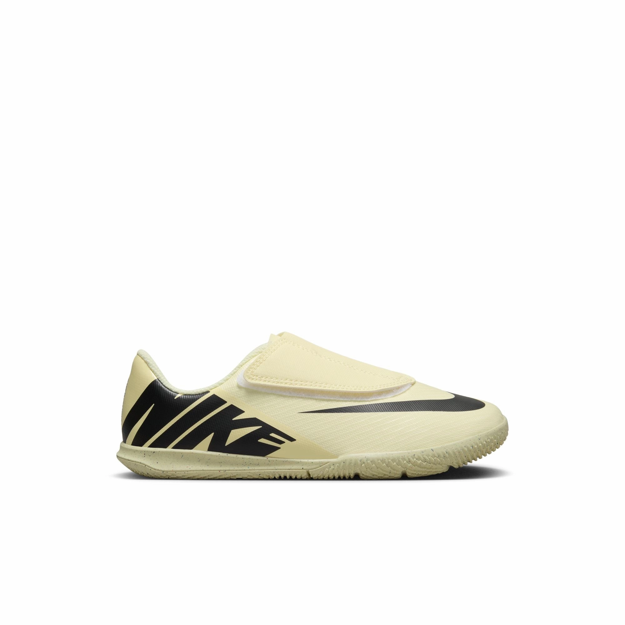 Sharp Grip Run Ready Nike Junior Mercurial Vapor 15 Club IN Indoor Soccer Shoes -Lemonade/ Black