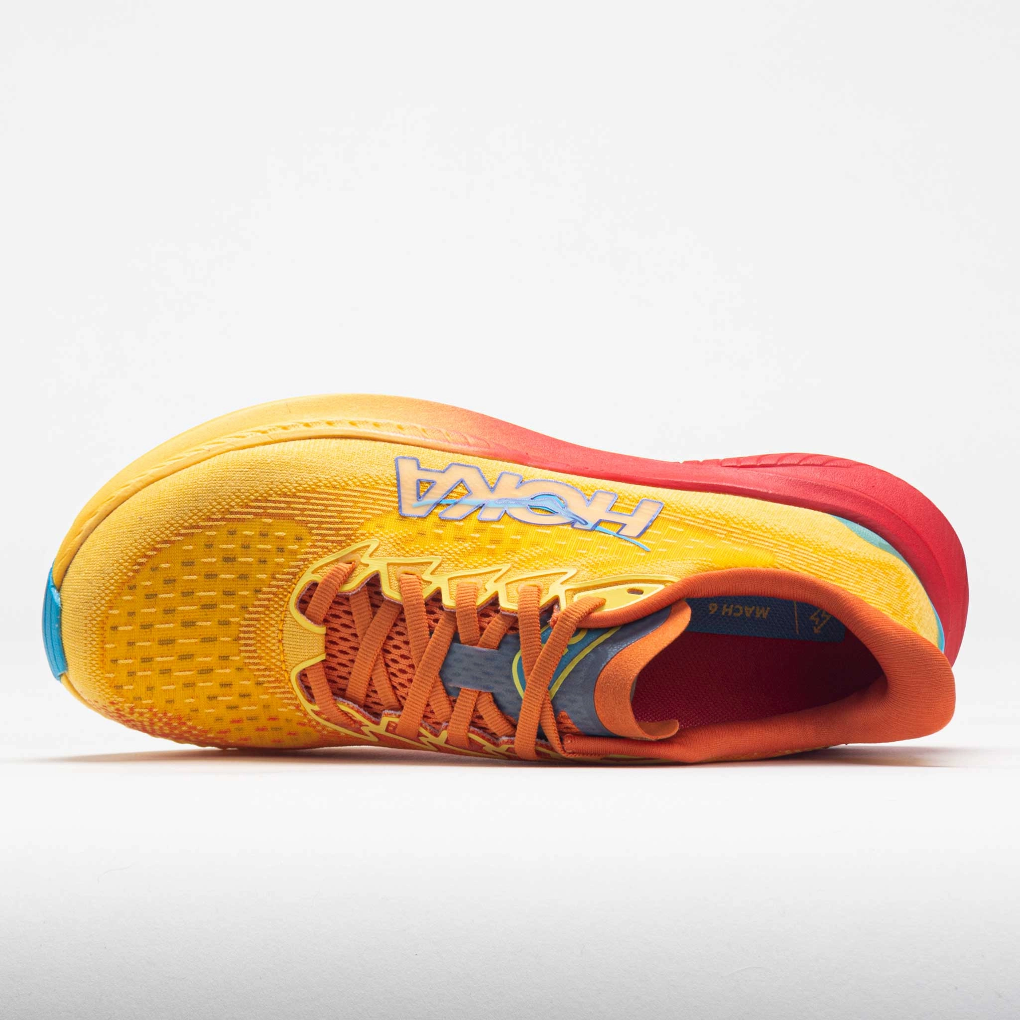 HOKA Mach 6 Men's  Poppy/Squash road race Stress - relief