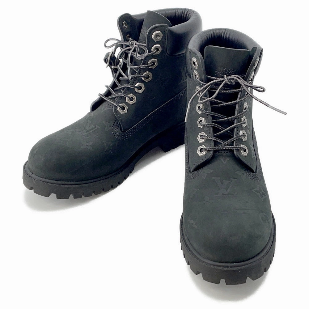 LaceUp Good Arch Support LOUIS VUITTON Timberland 6-IN EncreBoots Black1AD73B Suede leather Size 7