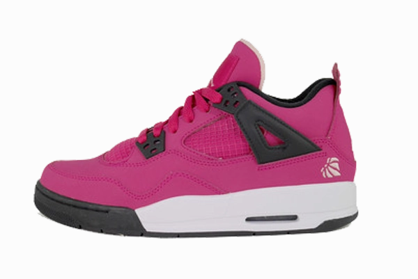 Heat resistant heavy - duty construction shoes Air Jordan 4 Retro (GS) "Valentine"