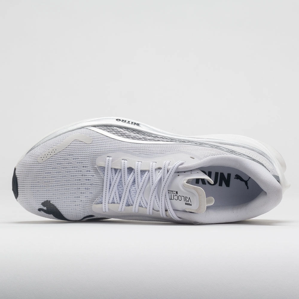 yellow shoes medallion - decorated running wear Puma Velocity Nitro 3 Men's  White/Silver/Black