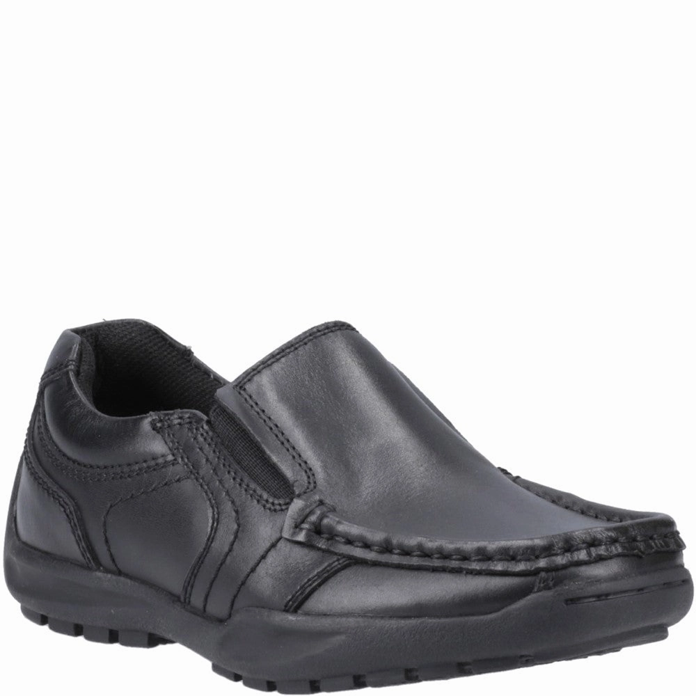 Breathable Sole Hush Puppies Morgan Slip On Senior School Shoes