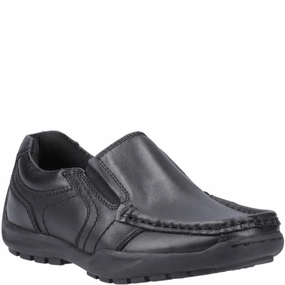 Breathable Sole Hush Puppies Morgan Slip On Senior School Shoes