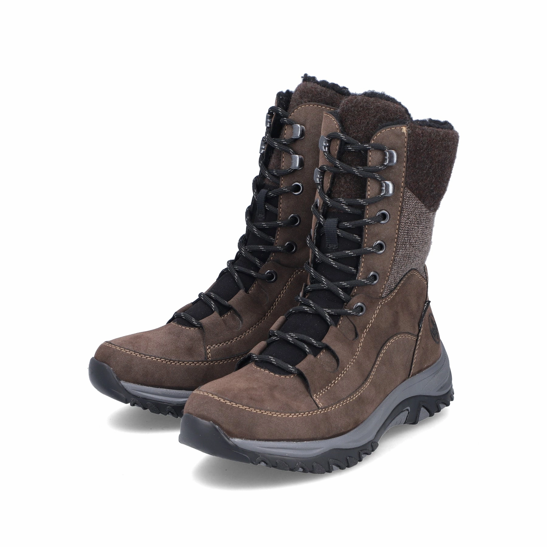 M9640-26 Brown Mid-Calf Lace/Zip RTex Urban Edge