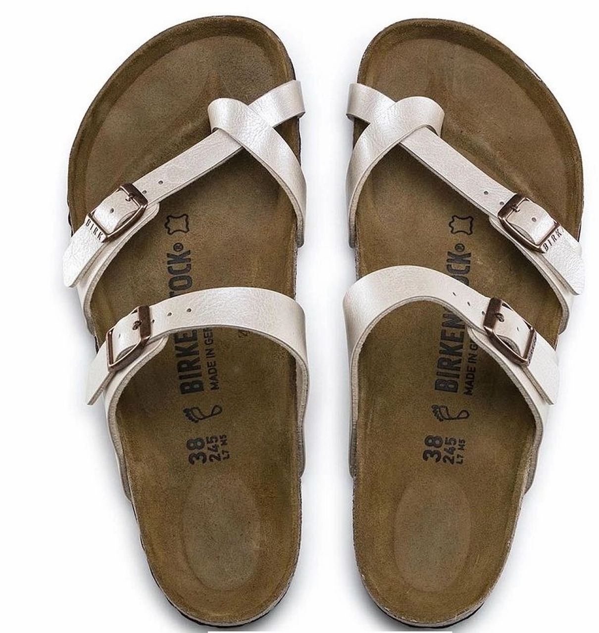 Quick Dry Slides Mayari Graceful Pearl White BF