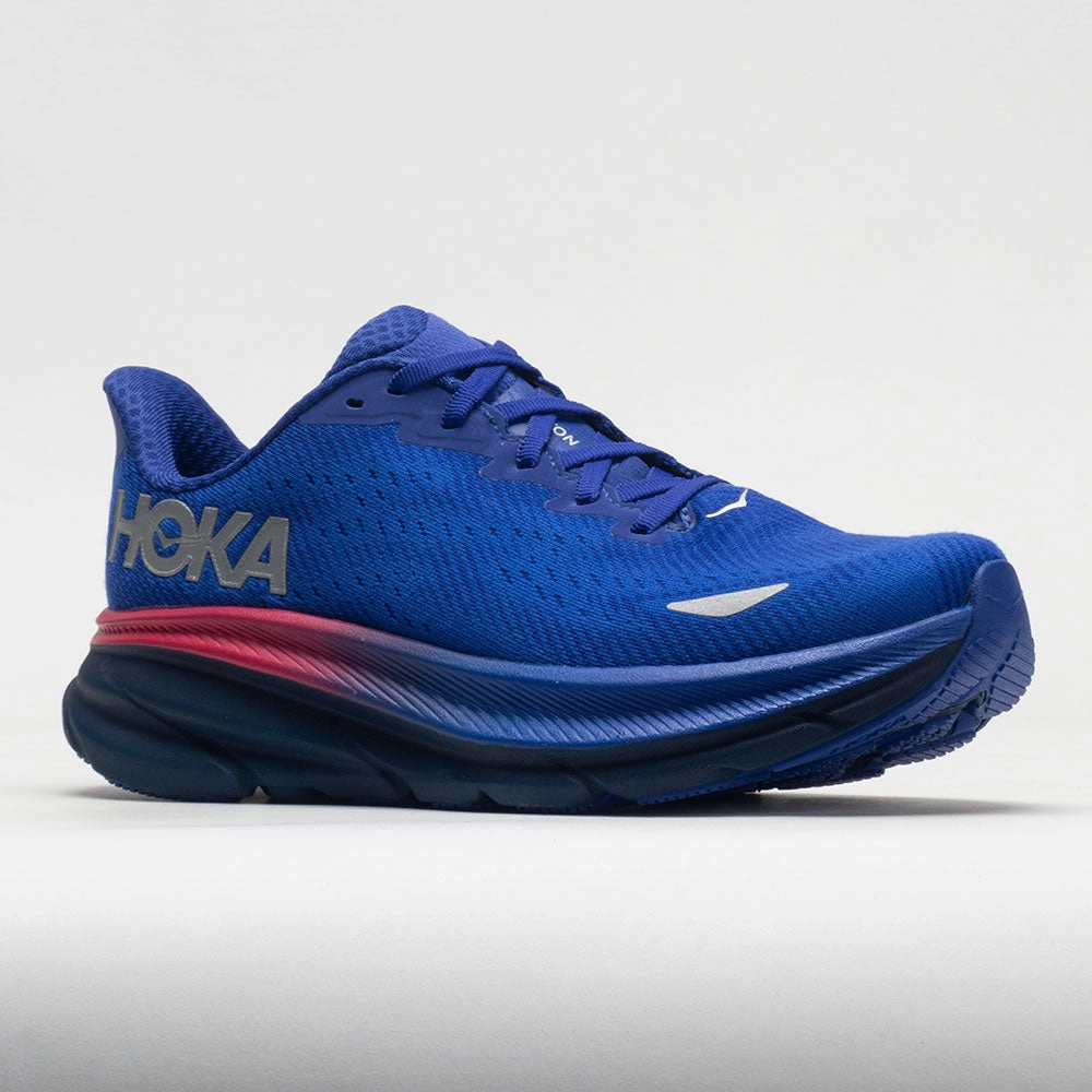 high - visibility HOKA Clifton 9 GTX Women's  Dazzling Blue/Evening Sky