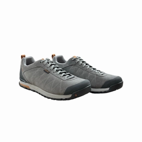 Men's Bozeman Low Leather Charcoal Elastic laces Cloudy Jog