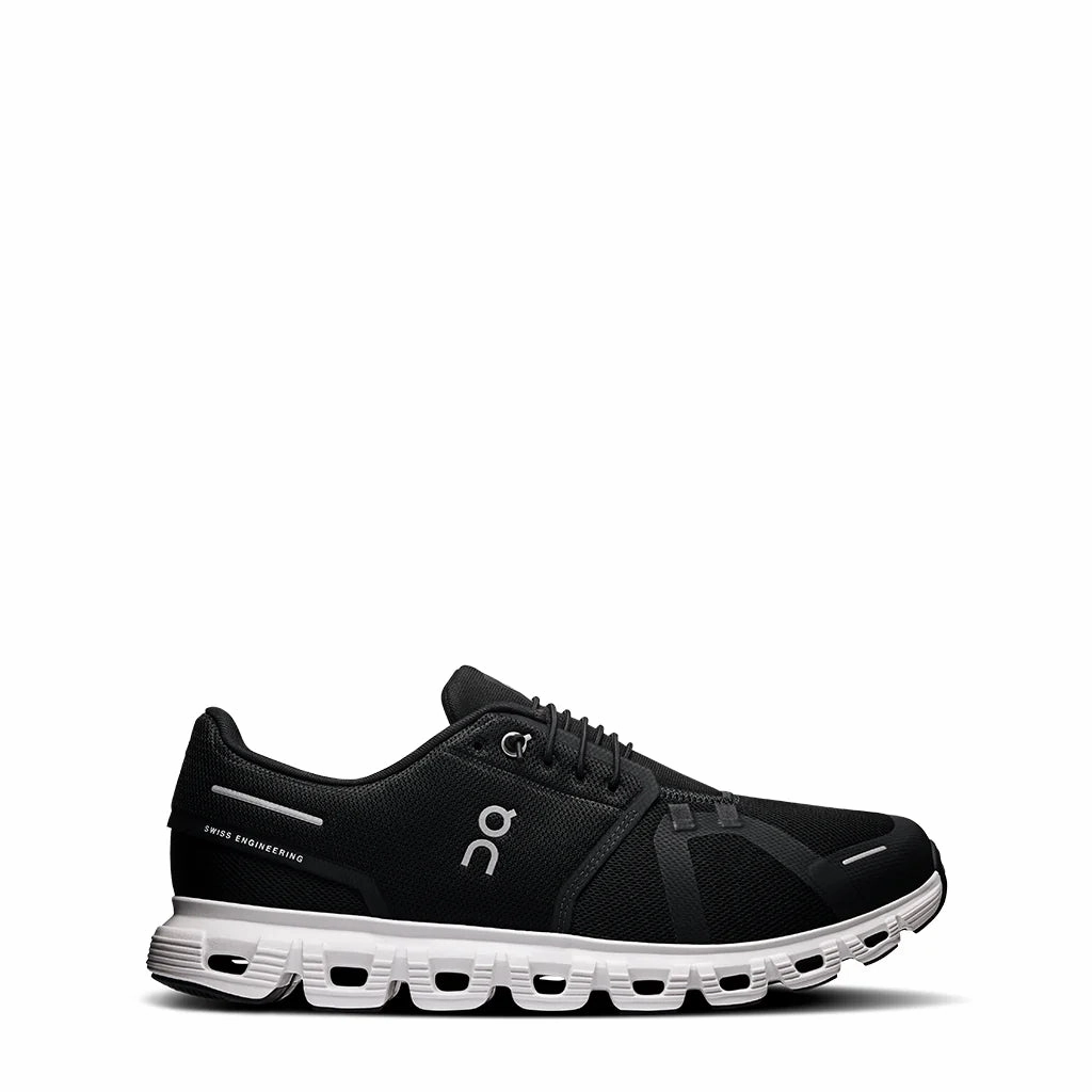 Men's ON Cloud 6 Black/White Hold Hike