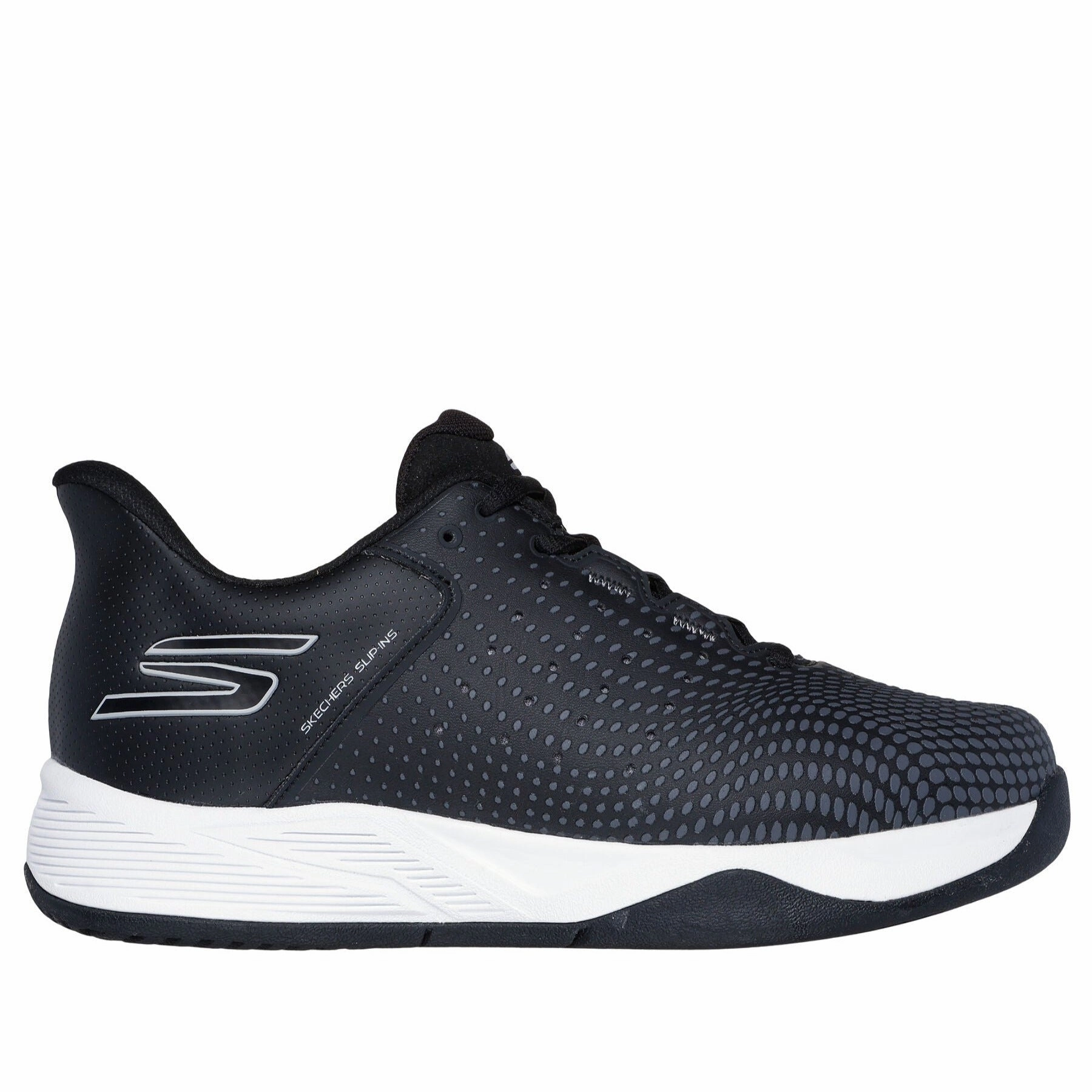 orthopedic Men's Skechers Slip-ins Relaxed Fit: Viper Court Reload Black/White