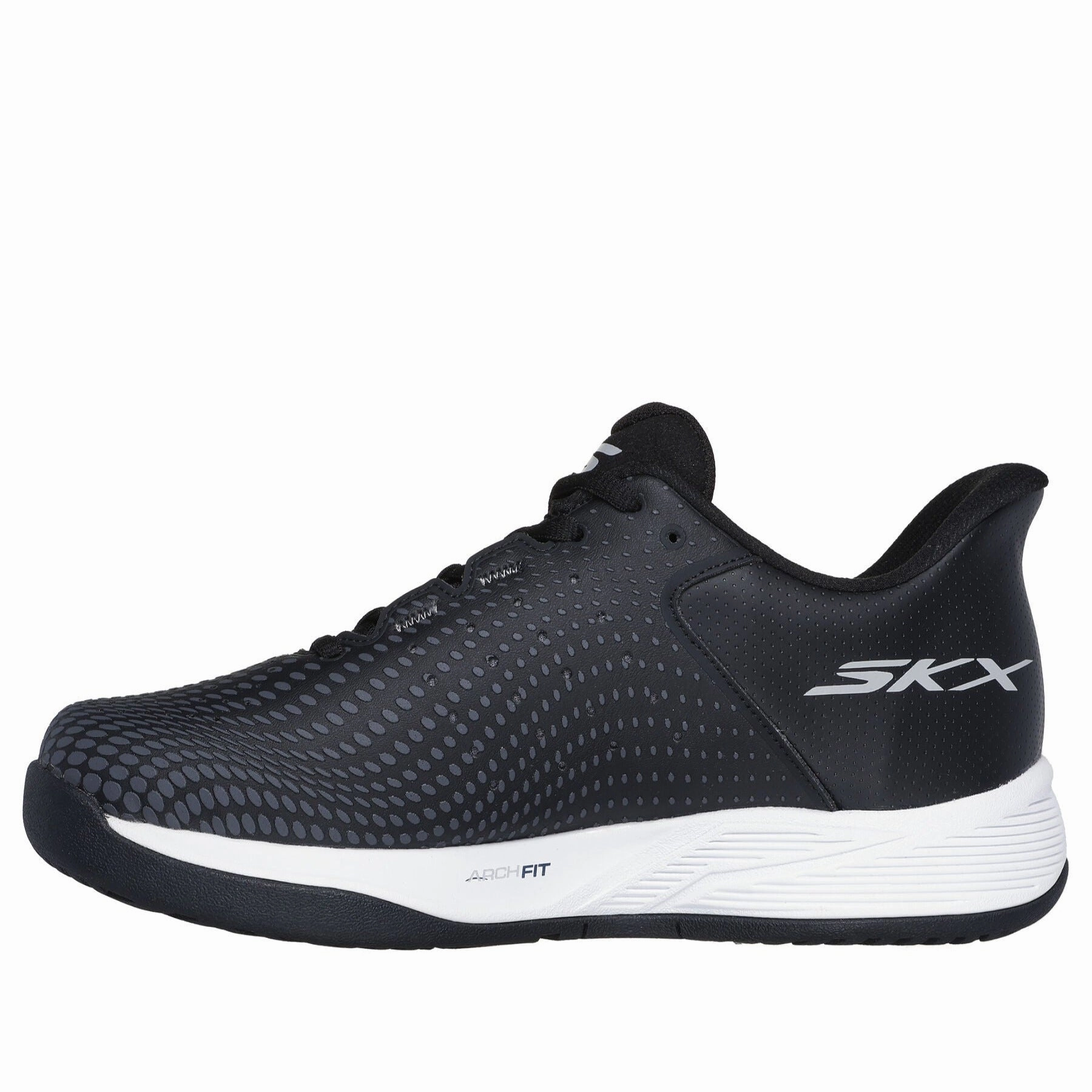 Men's Skechers Slip-ins Relaxed Fit: Viper Court Reload Black/White Lined interior