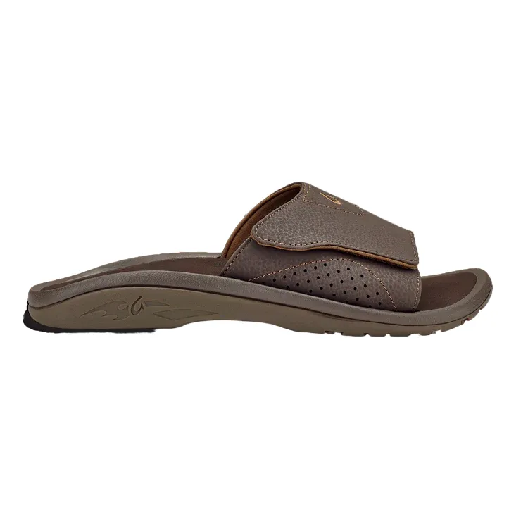 Flexible Layers Durable Design Men's Nalu Slide Sandal-Dark Java/Dark Java
