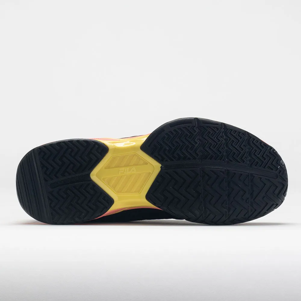 Fila Axilus 2 Energized Women's  Black/Peach Pink/Canary Yellow Reinforced Sides