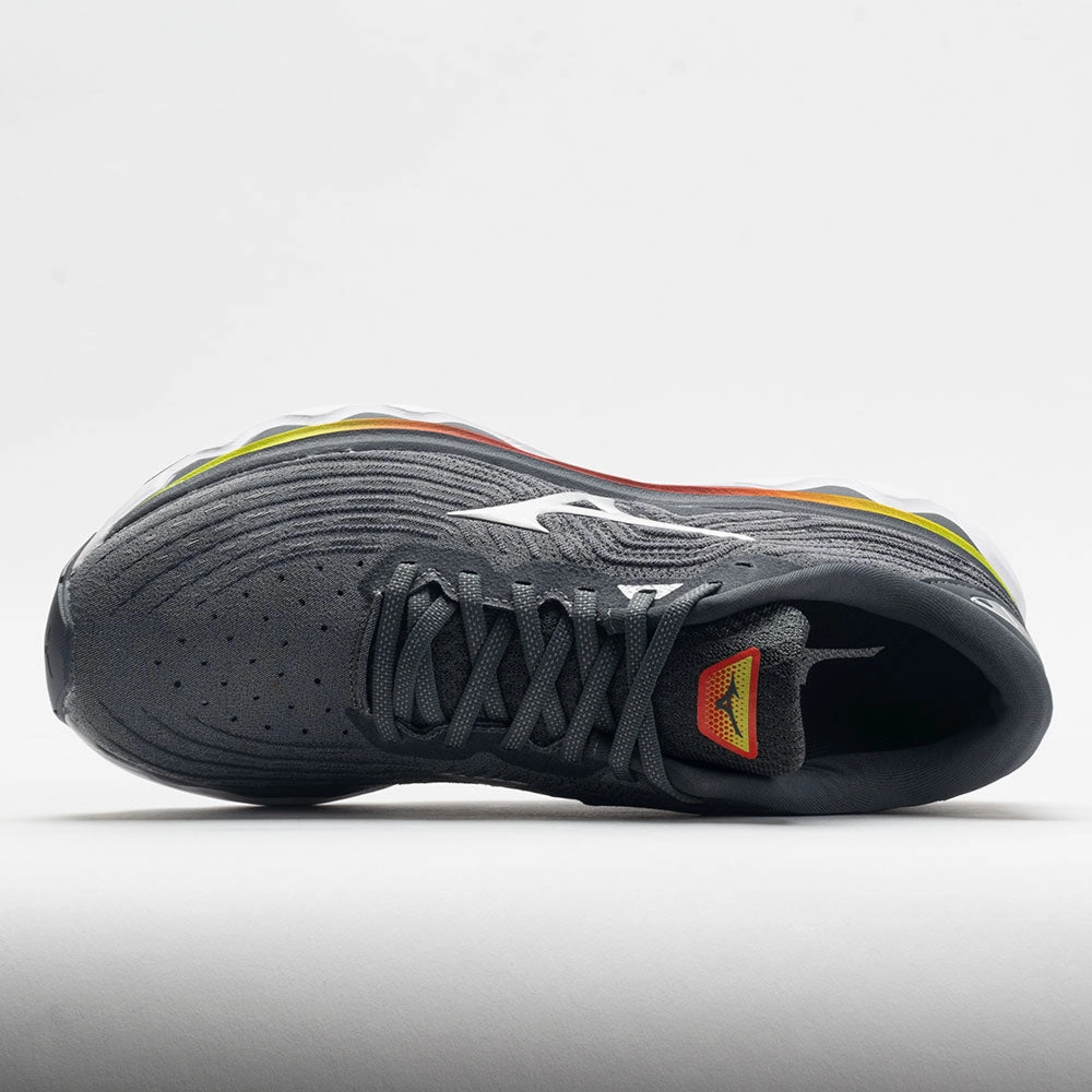 Mizuno Wave Horizon 6 Men's  Ultimate Grey/Silver Cold weather run running on hard surface