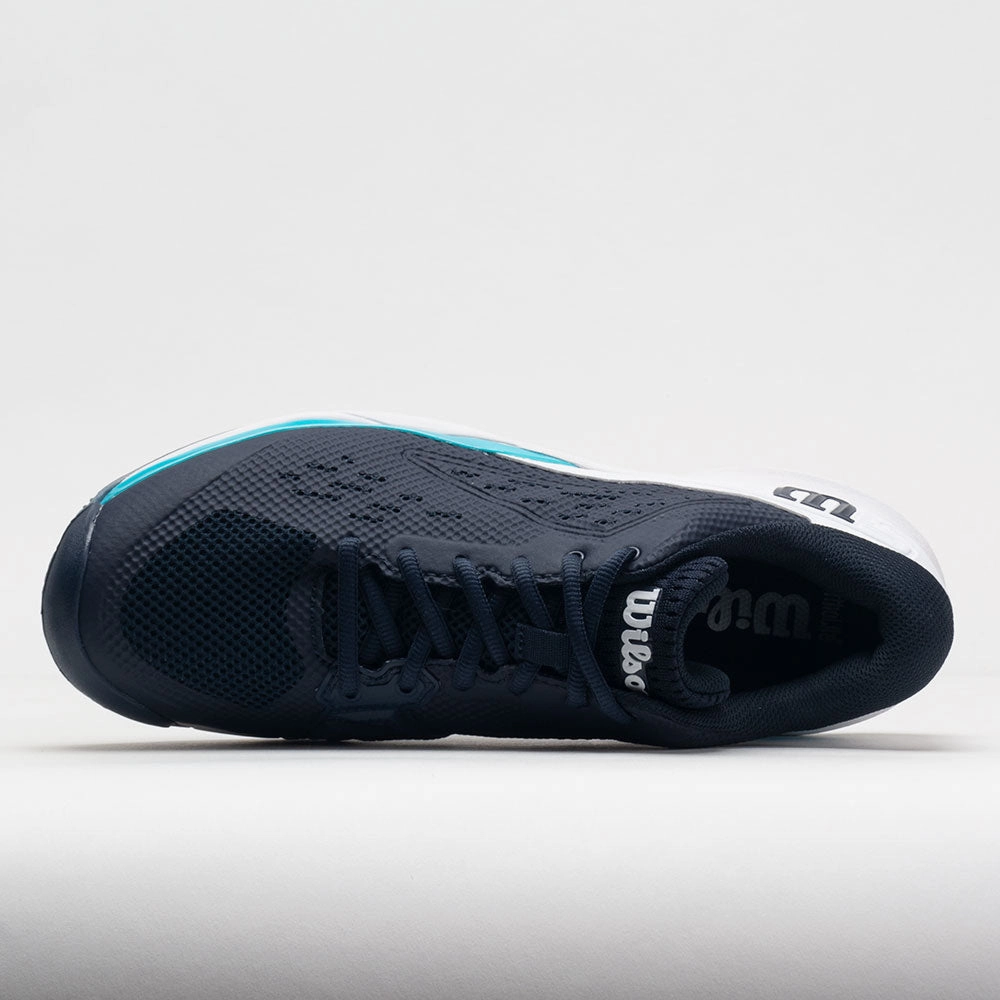 Wilson Rush Pro Ace Men's  Navy Blazer/White/Blue Atoll mountain hiking running in wide tracks shoes
