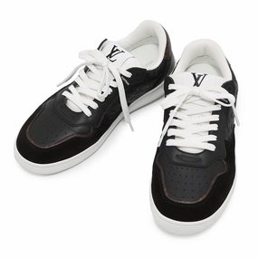 Moisture Wicking Inner Layer LOUIS VUITTON LV Stadium Sneakers Black1ACUJ3 Monogram Calf Leather Suede Size 38
