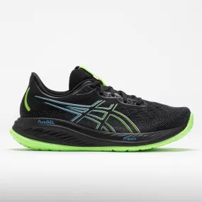 ASICS GEL-Cumulus 26 Men's  Black/Electric Lime running in dusty tracks shoes sand running wear