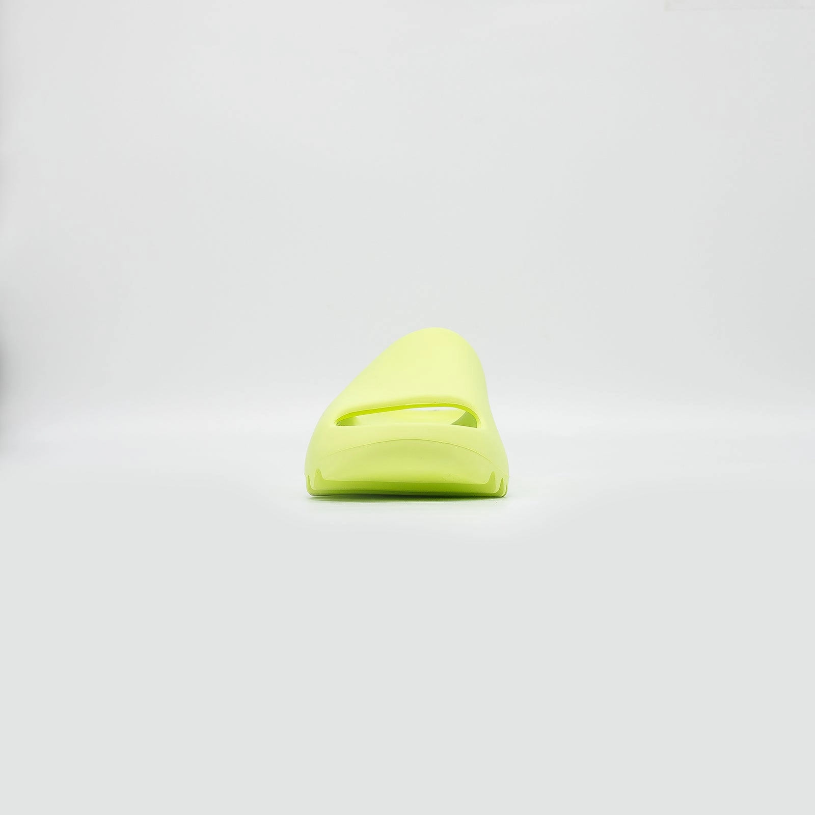 Yeezy Slides (Kids), Glow Green 2022 Comfortable Features Adjustable lacing