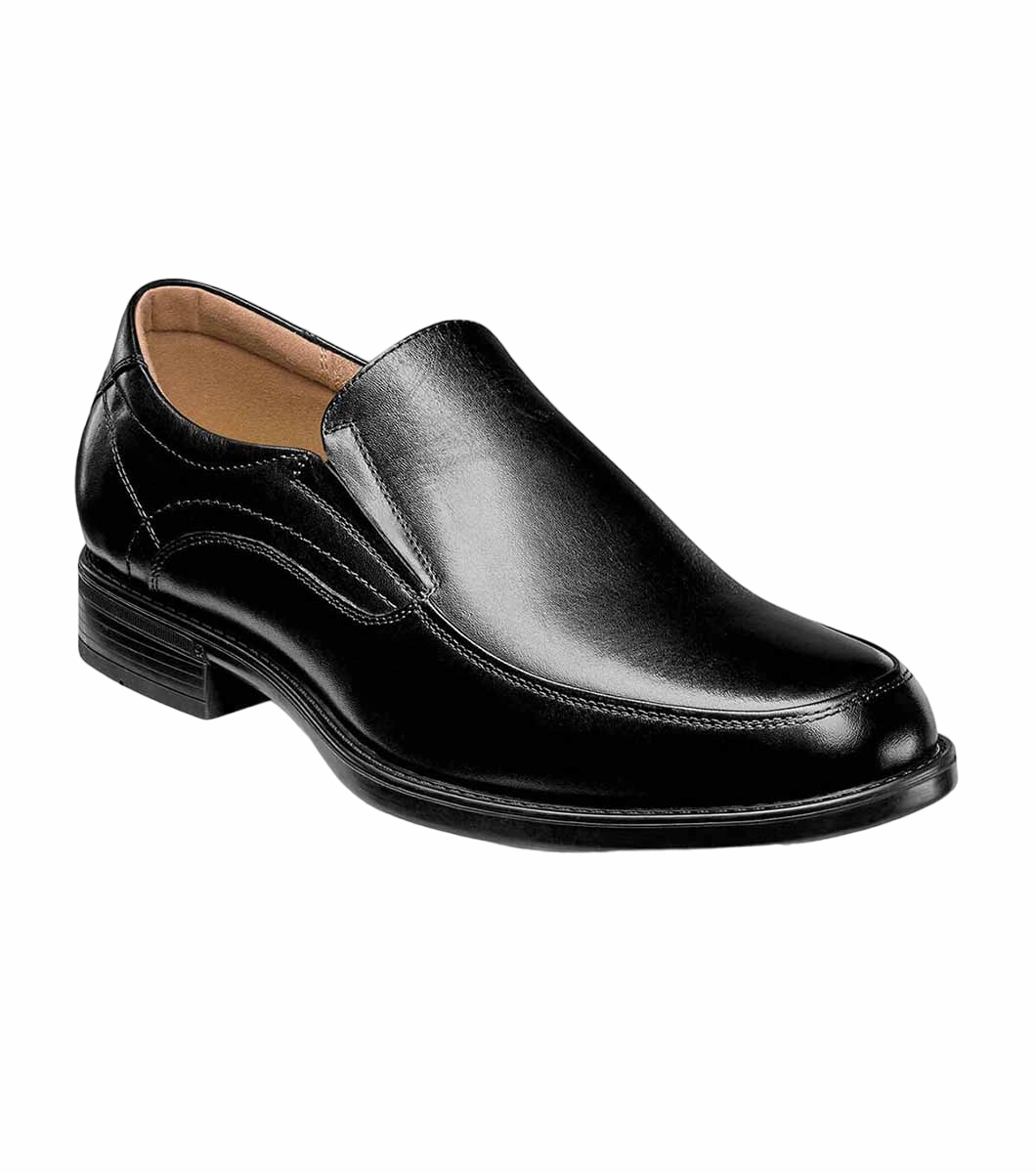 River Step Weekend Trip Midtown Moc Toe Slip On Black 3E