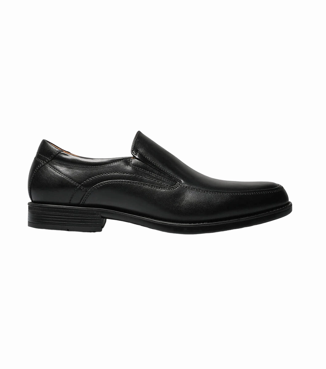 Buckle Strap Midtown Moc Toe Slip On Black 3E