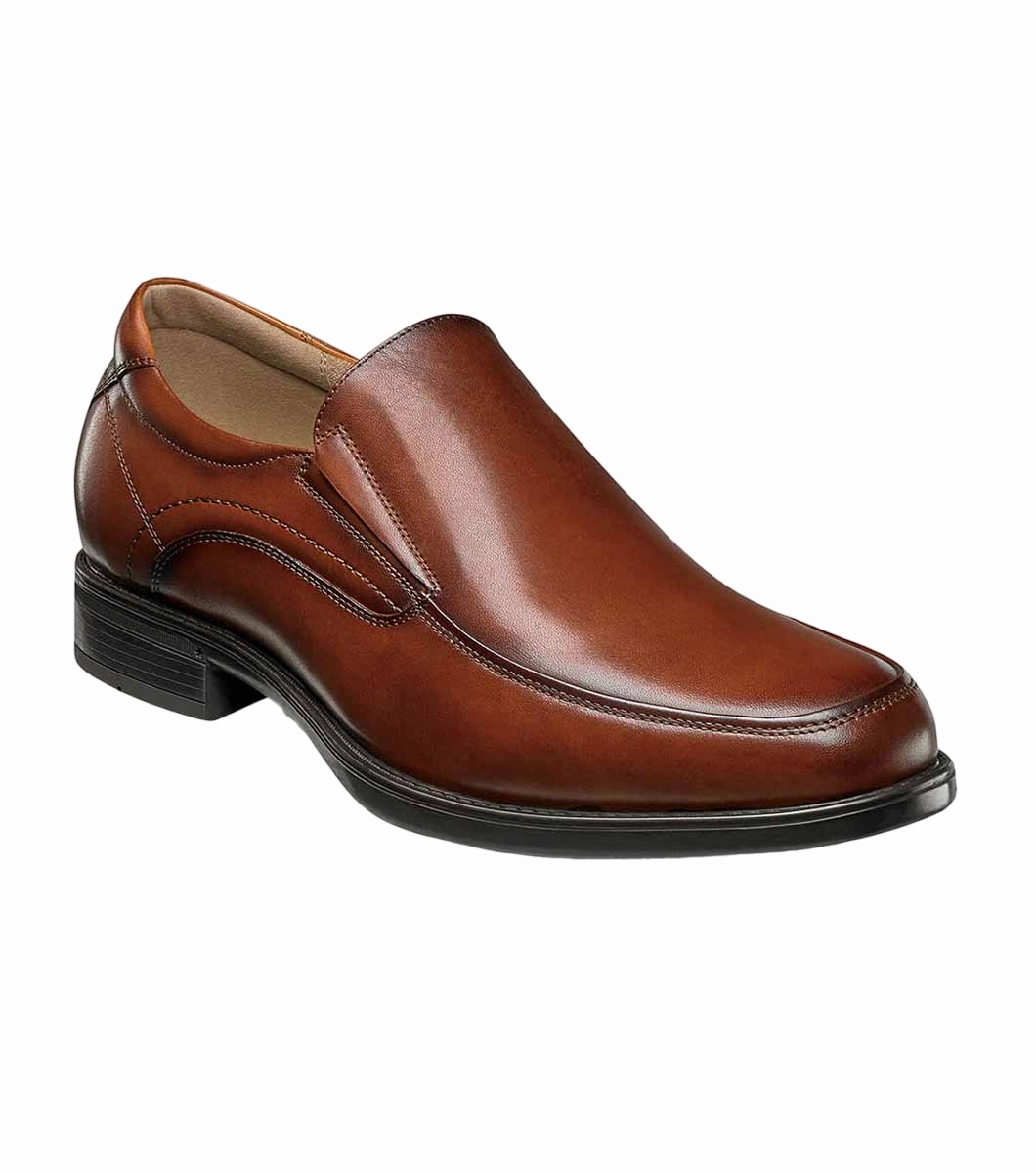 Parkour Run Midtown Moc Toe Slip On Cognac 3E