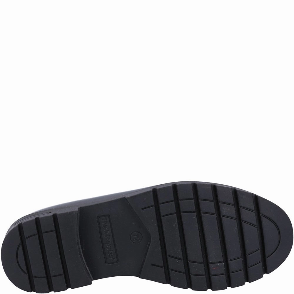 Superior Cushioning Hush Puppies Hazel Patent Senior School Shoes