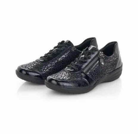 R7637-02 Black Lace Bunion Buster Practical Wear Cold Climate