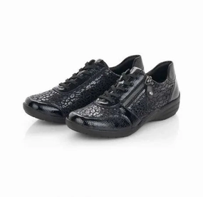R7637-02 Black Lace Bunion Buster Practical Wear Cold Climate