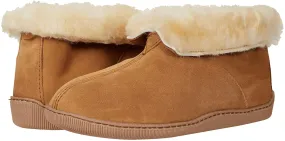Minnetonka Men's Sheepskin Ankle Boot Fast Slip Soft Comfort
