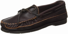 Comfort Straps Minnetonka Men's Double Bottom Hardsole Moccasin