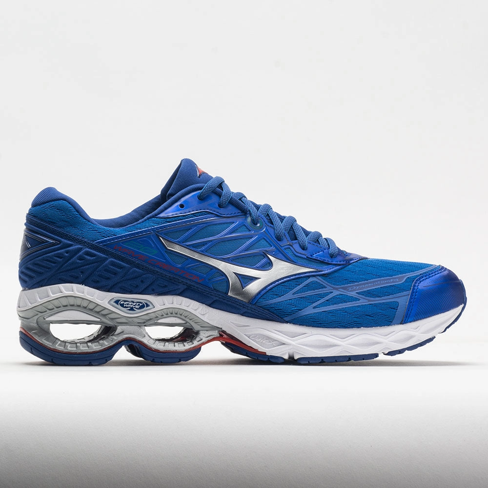 Mizuno Wave Creation 20 Men's  Turkish Sea mesh - upper - material shoes Synthetic - Upper