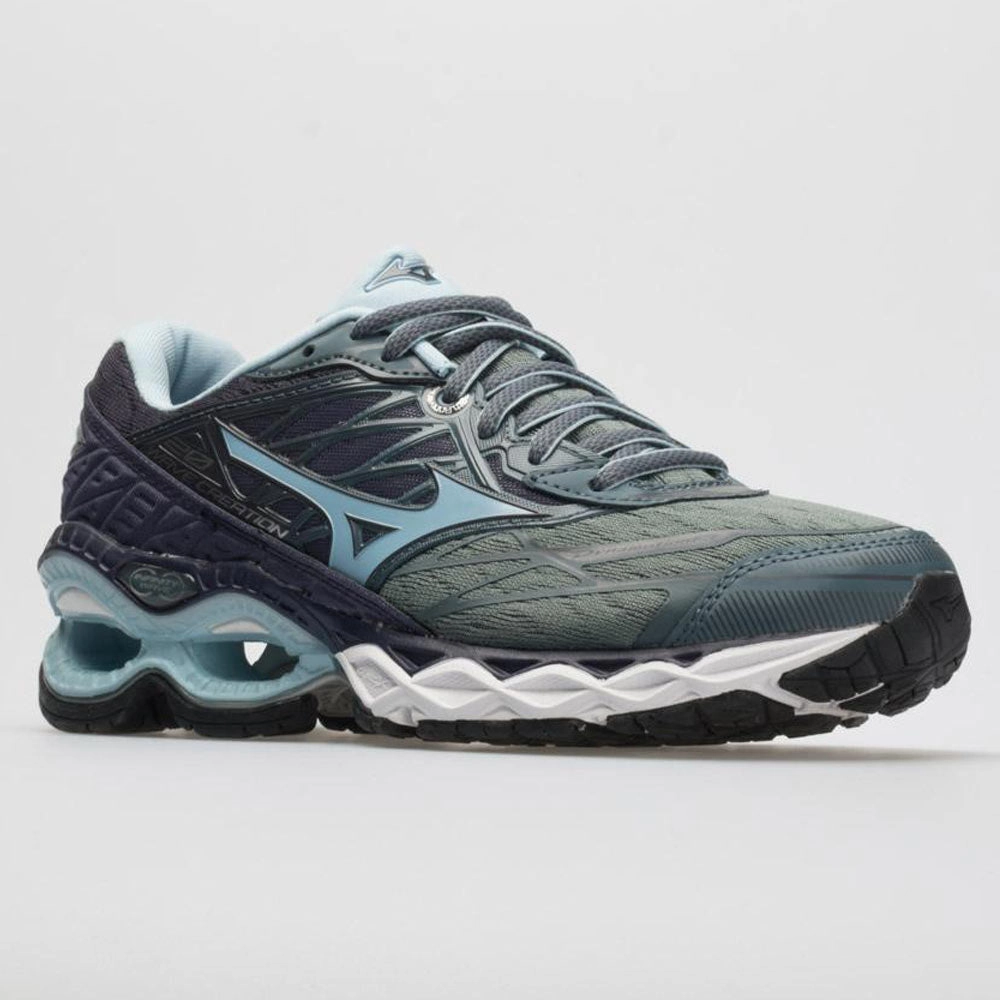 Mizuno Wave Creation 20 Women's  Graphite/Cool Blue Breathable Design