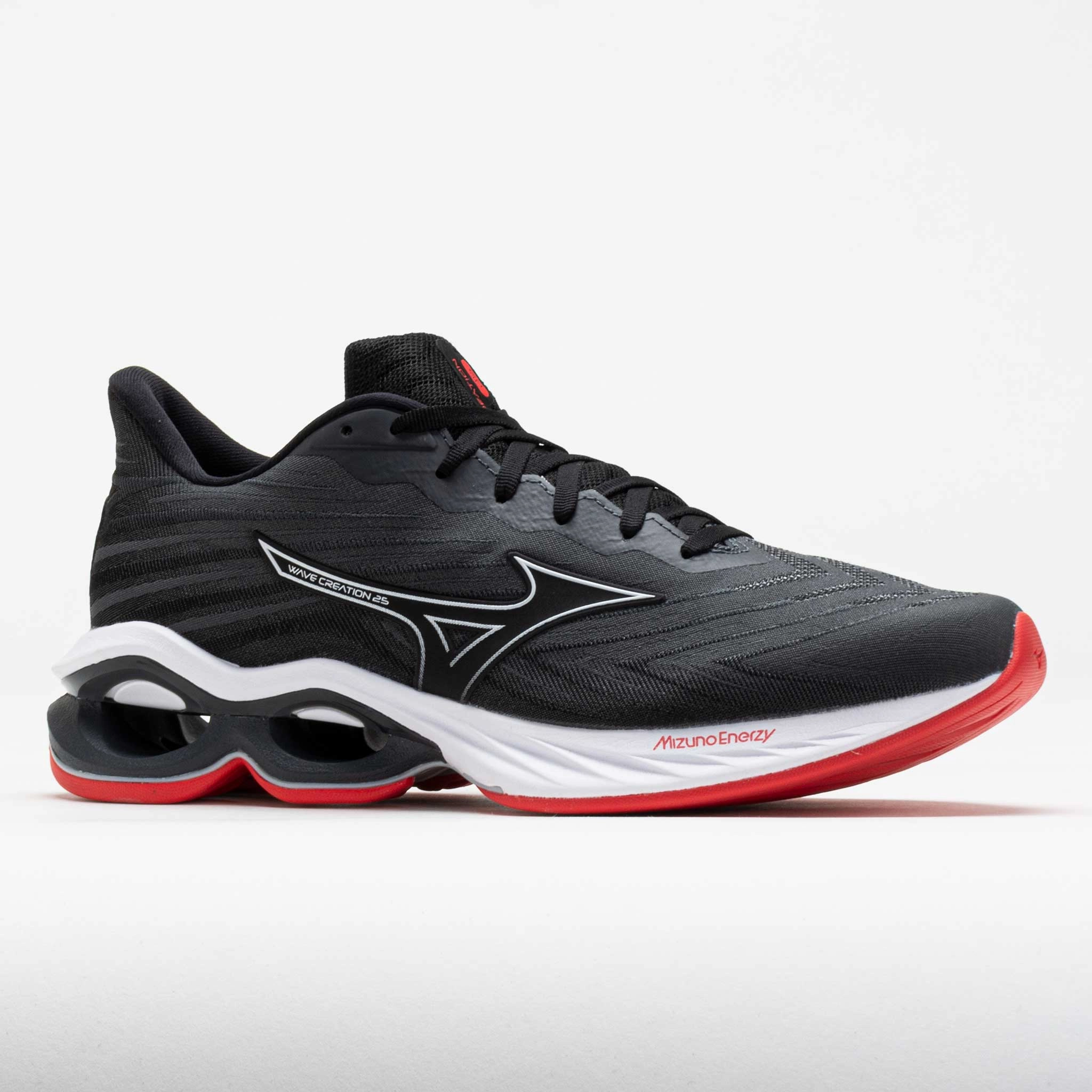 Mizuno Wave Creation 25 Men's  Ebony/White all - season running shoes speed - oriented running gear