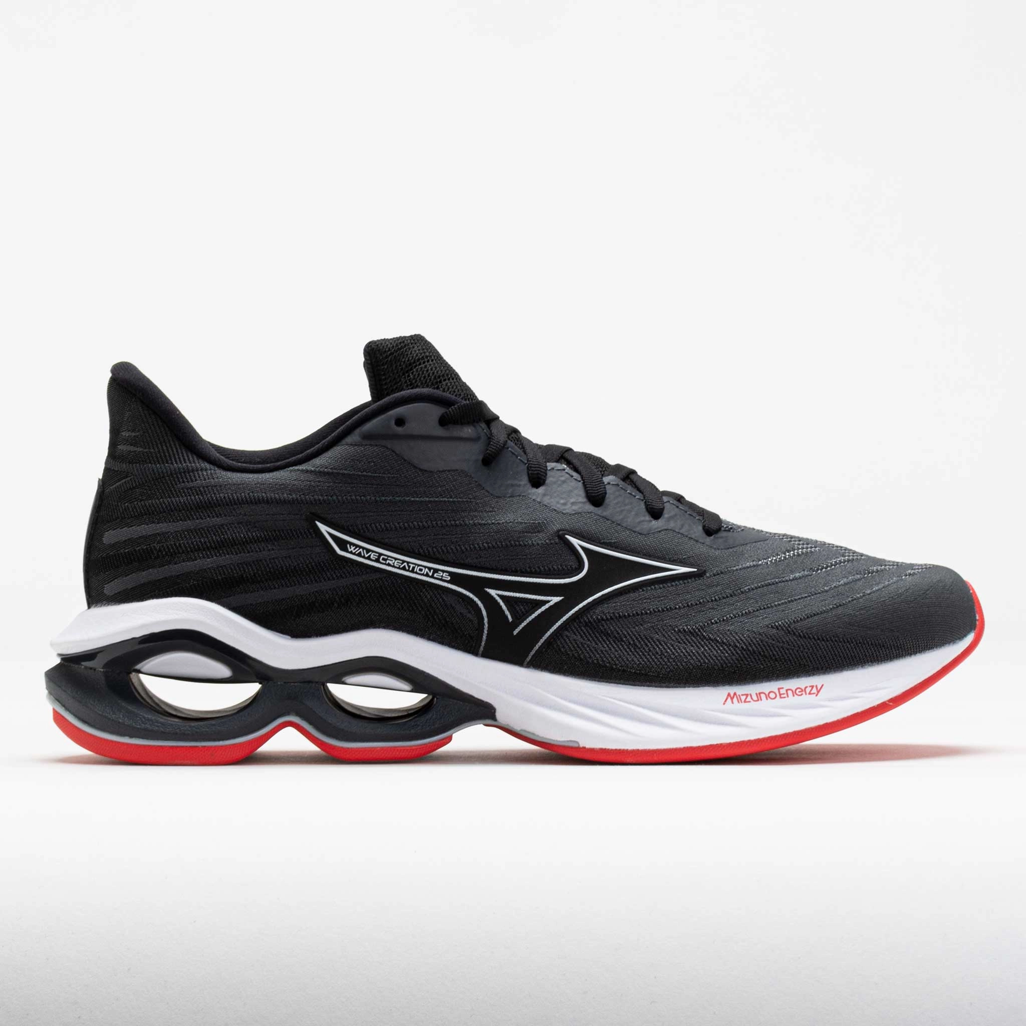 Wide - toe box Mizuno Wave Creation 25 Men's  Ebony/White