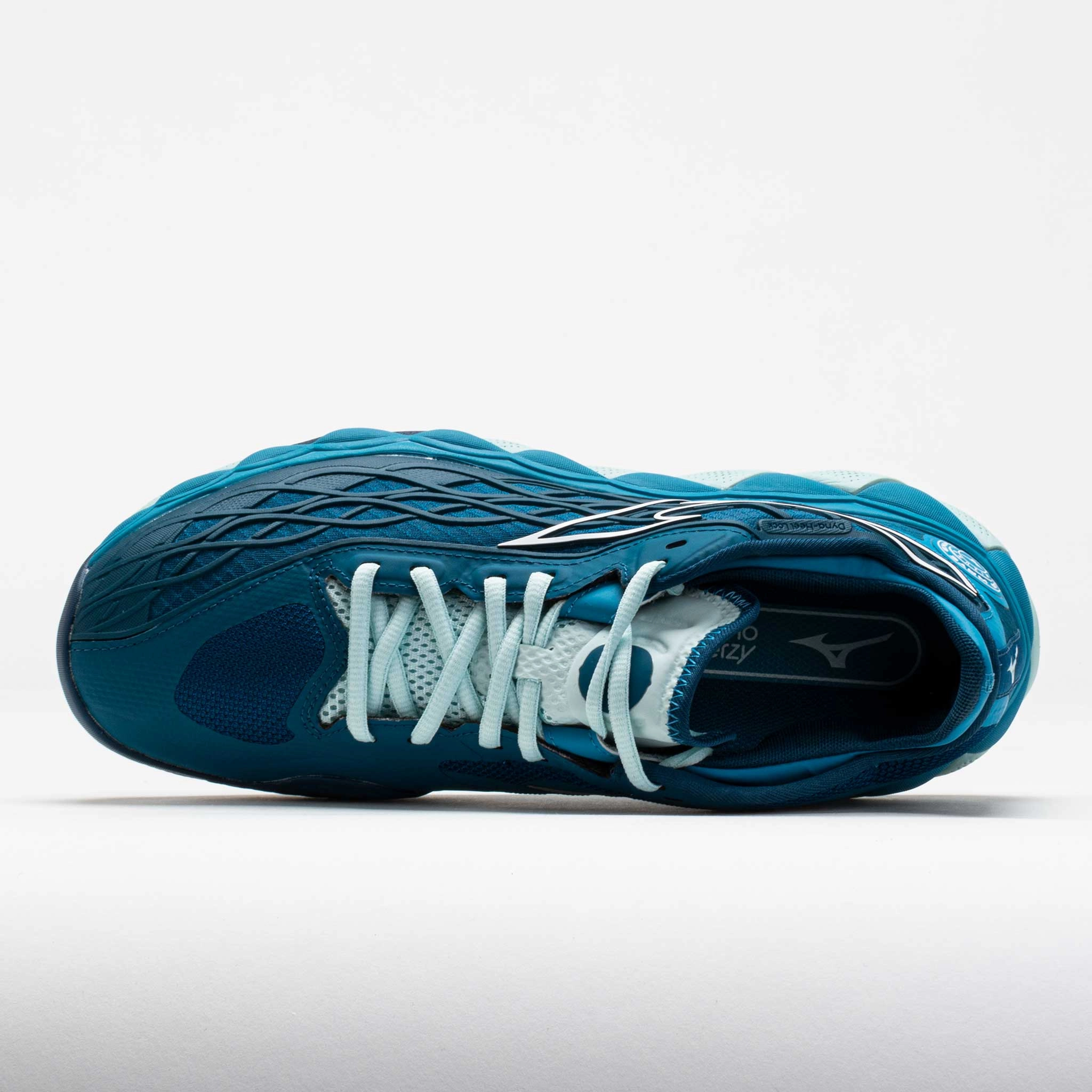 Mizuno Wave Enforce Tour AC Men's  Moroccan Blue/White Comfortable foot wrap