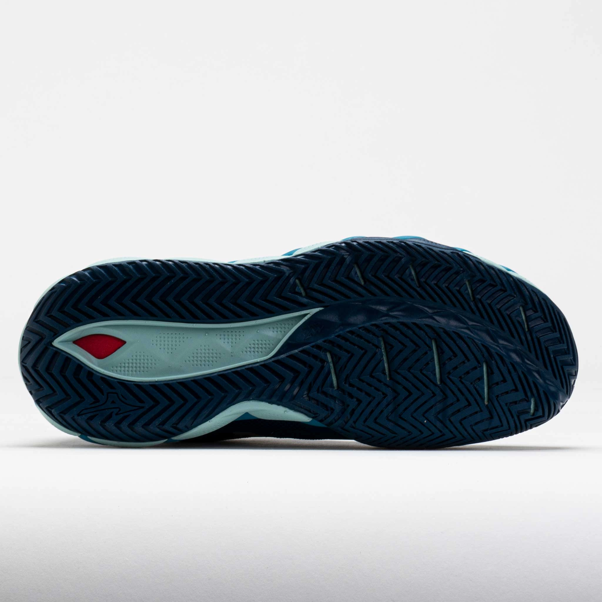 App - compatible seasonal - themed running gear Mizuno Wave Enforce Tour AC Men's  Moroccan Blue/White