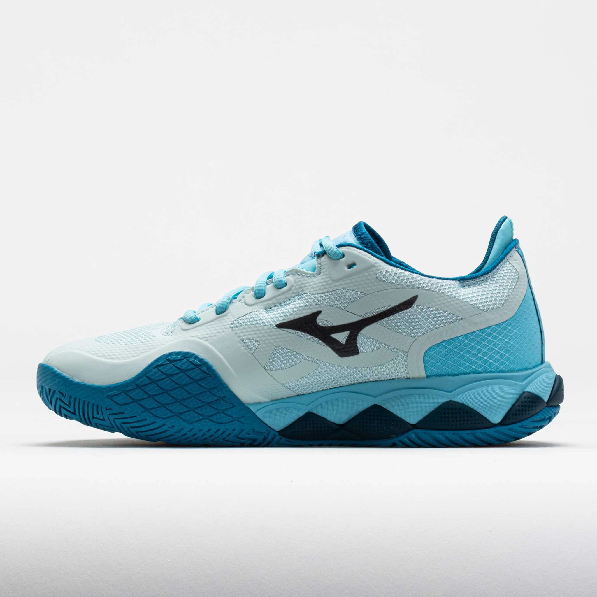 Mizuno Wave Enforce Tour AC Women's  Blue Glow/Sailor Blue Comfort Socks machine - washable insole shoes