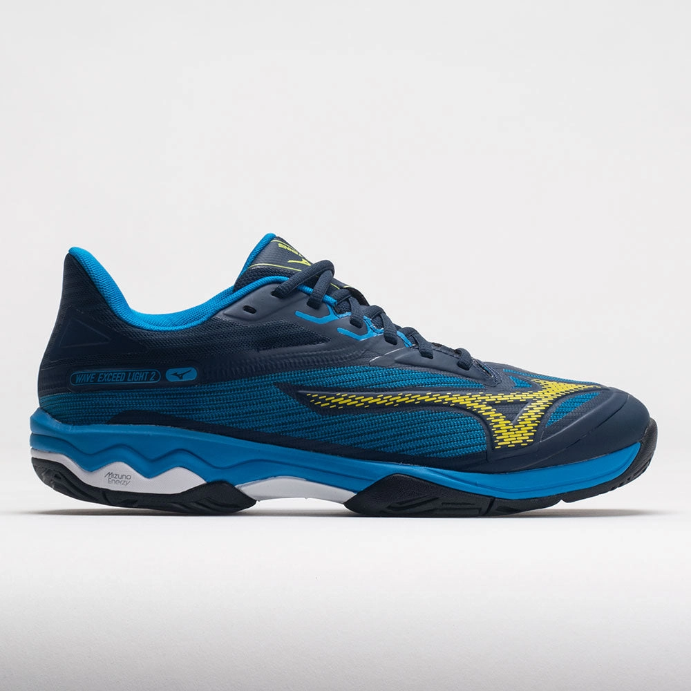 moisture - wicking tops horror - themed running gear Mizuno Wave Exceed Light 2 AC Men's  Dress Blues/Bolt